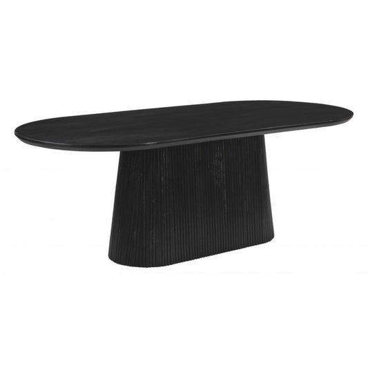 Sulco Wooden Black Dining Table