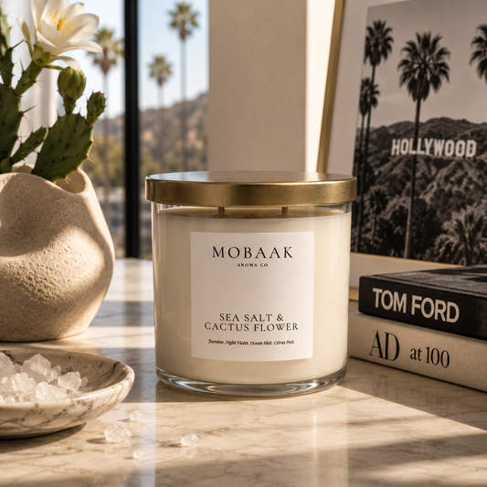 Sea Salt & Cactus Flower Soy Candle