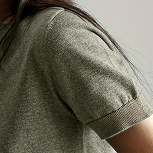Women’s Soft Stretch Minimalist T-Shirt – Everyday Slim Fit Top
