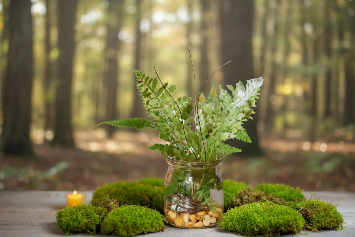Maidenhair Fern Small Jar