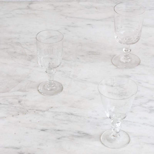 Pair of Glamorous Vintage Apero Glasses